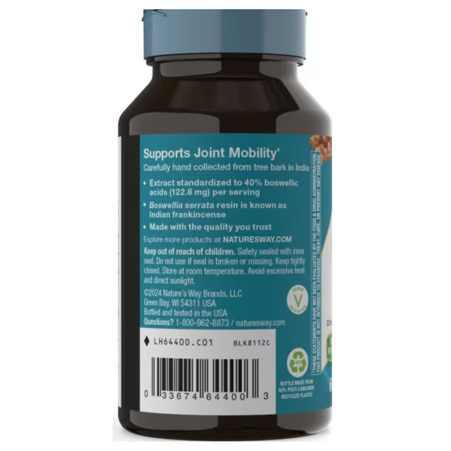 Nature's Way Boswellia 307mg | Supports Joint Mobility | 60 Tablets; Exp 05/2026