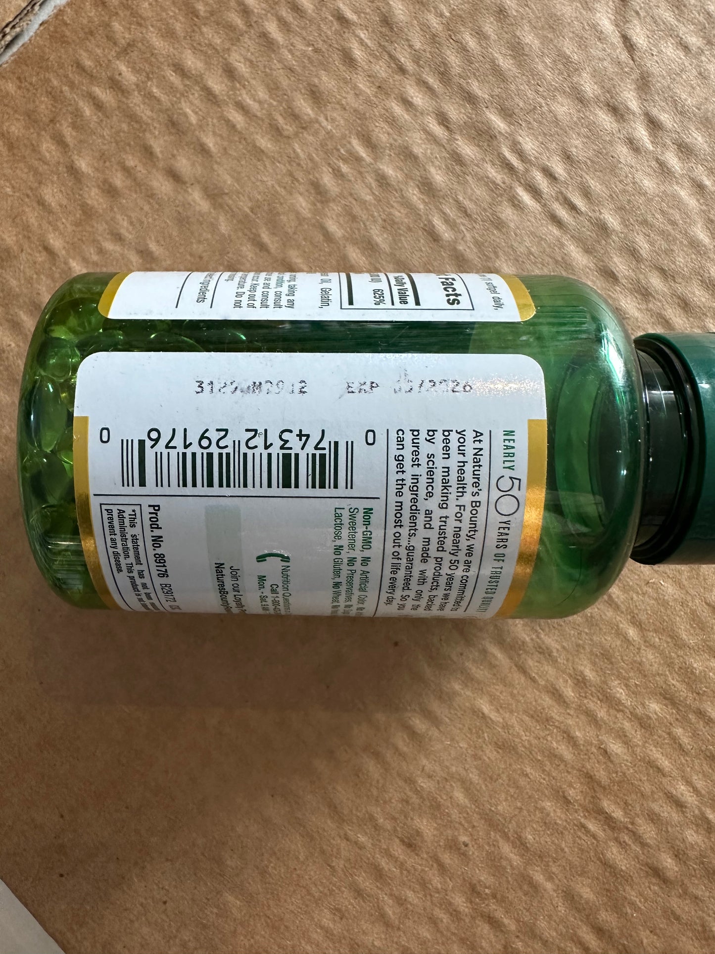 Nature's Bounty Vitamin D3 125 mcg (5000iu) | Immune Support | 240 Rapid Release Softgels; Exp❗️UNCLEAR 05/2026 (See last picture)