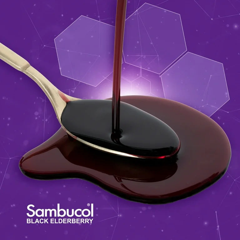 Sambucol Black Elderberry Original Immune Support Syrup - 4oz/120ml Exp 8/2025