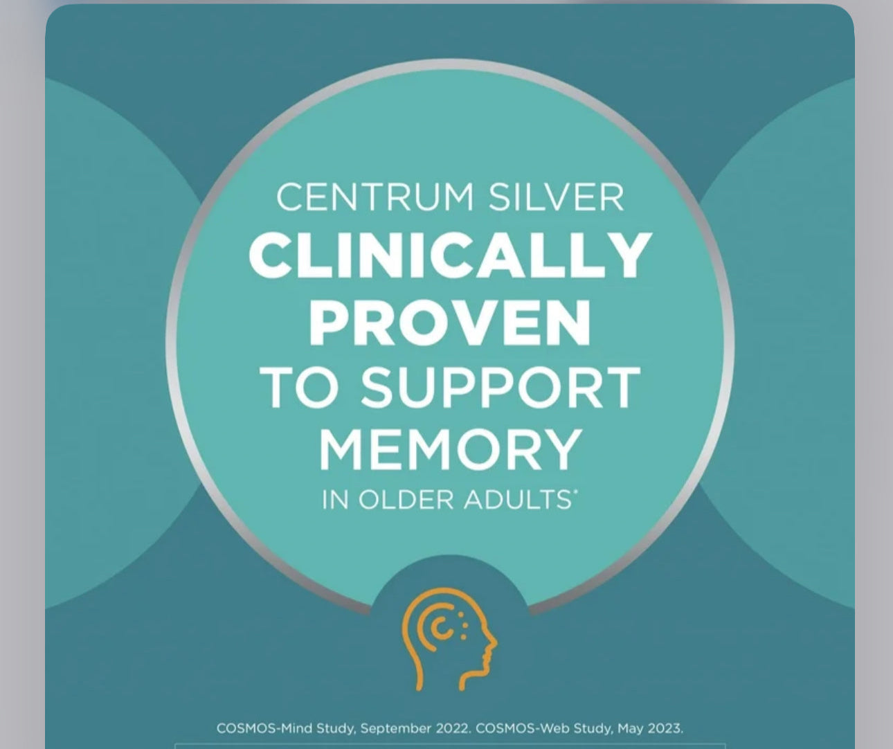 Centrum Silver Adult 50+ | Multivitamin & Multimineral Supplements | For Men & Women Aged 50 & Above | 125 Tablets; Exp 06/2026