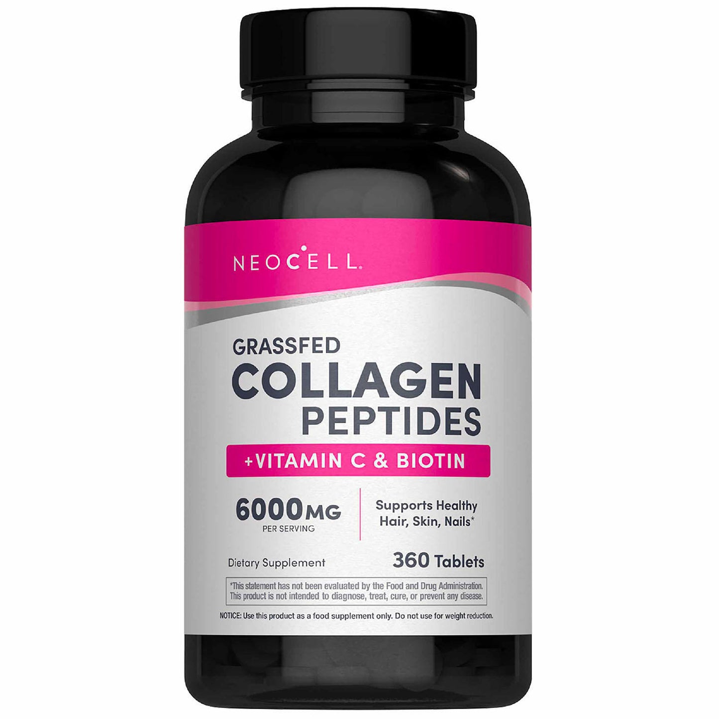 NeoCell Super Collagen + Vitamin C + Biotin | 60 Servings | Supports Healthy Skin, Hair, Nails & Joints | 360 Tablets; Exp 03/2028 - New Look
