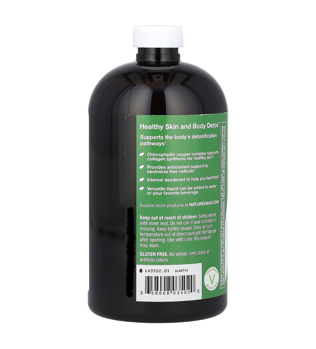 Nature’s Way Chlorofresh® Liquid Chlorophyll Supplement | Internal Deodorant | 𝗨𝗡𝗙𝗟𝗔𝗩𝗢𝗥𝗘𝗗 16oz/480ml; Exp 01/2027
