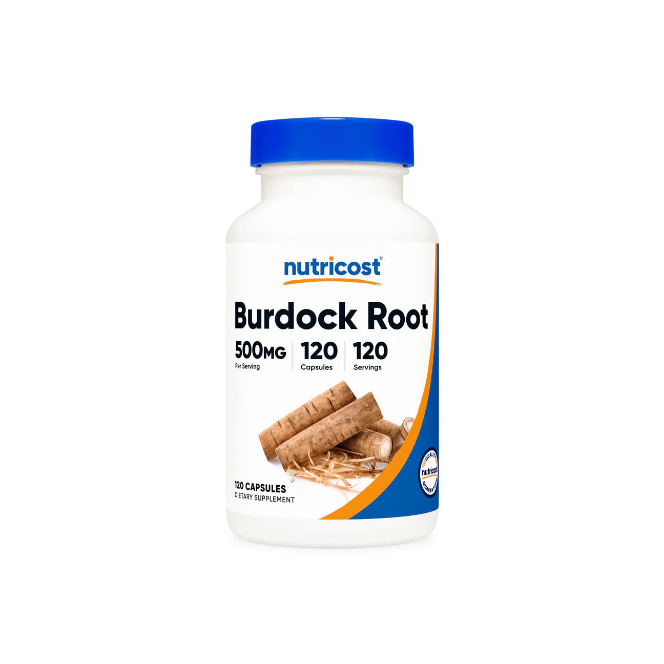Nutricost Burdock Root 500mg | Blood Purifier | Herbal Antioxidant | 120 Capsules; Exp SMUDGED (02/2027 batch) See last picture