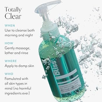 Bliss Clear Genius™ Gel Salicylic Facial Clarifying Cleanser | With BHA + Brazilian Sea Water | Normal to Breakout - Prone Skin, 6.4floz/190ml - Ome's Beauty Mart