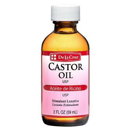 De La Cruz Pure Castor Oil USP | Stimulant Laxative | 2fl.oz/59ml Exp 01/2027 - Ome's Beauty Mart
