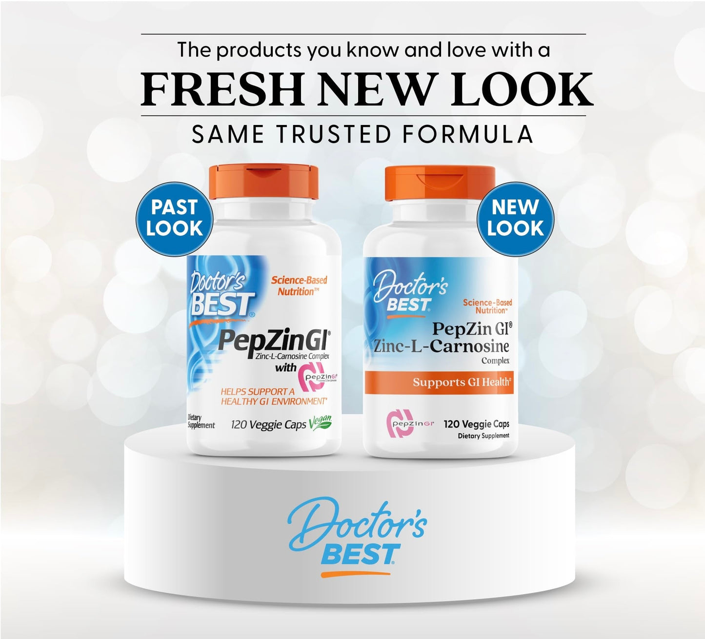 Doctor's Best PepZin GI Zinc - L - Carnosine Complex | Digestive Support | 120 Veggie Caps Exp Aug/2026 - Ome's Beauty Mart