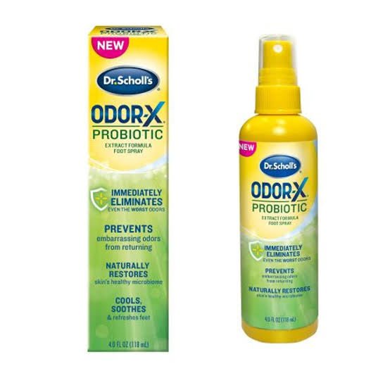 Dr. Scholl's Odor-X Foot Odor Probiotic Foot Spray 4 oz - Ome's Beauty Mart