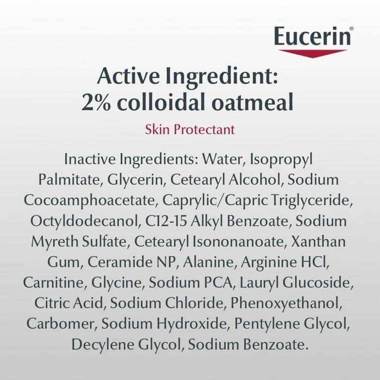Eucerin Eczema Relief Cream Body Wash, Fragrance Free, 13.5fl.oz/400ml Exp 02/2025 - Ome's Beauty Mart