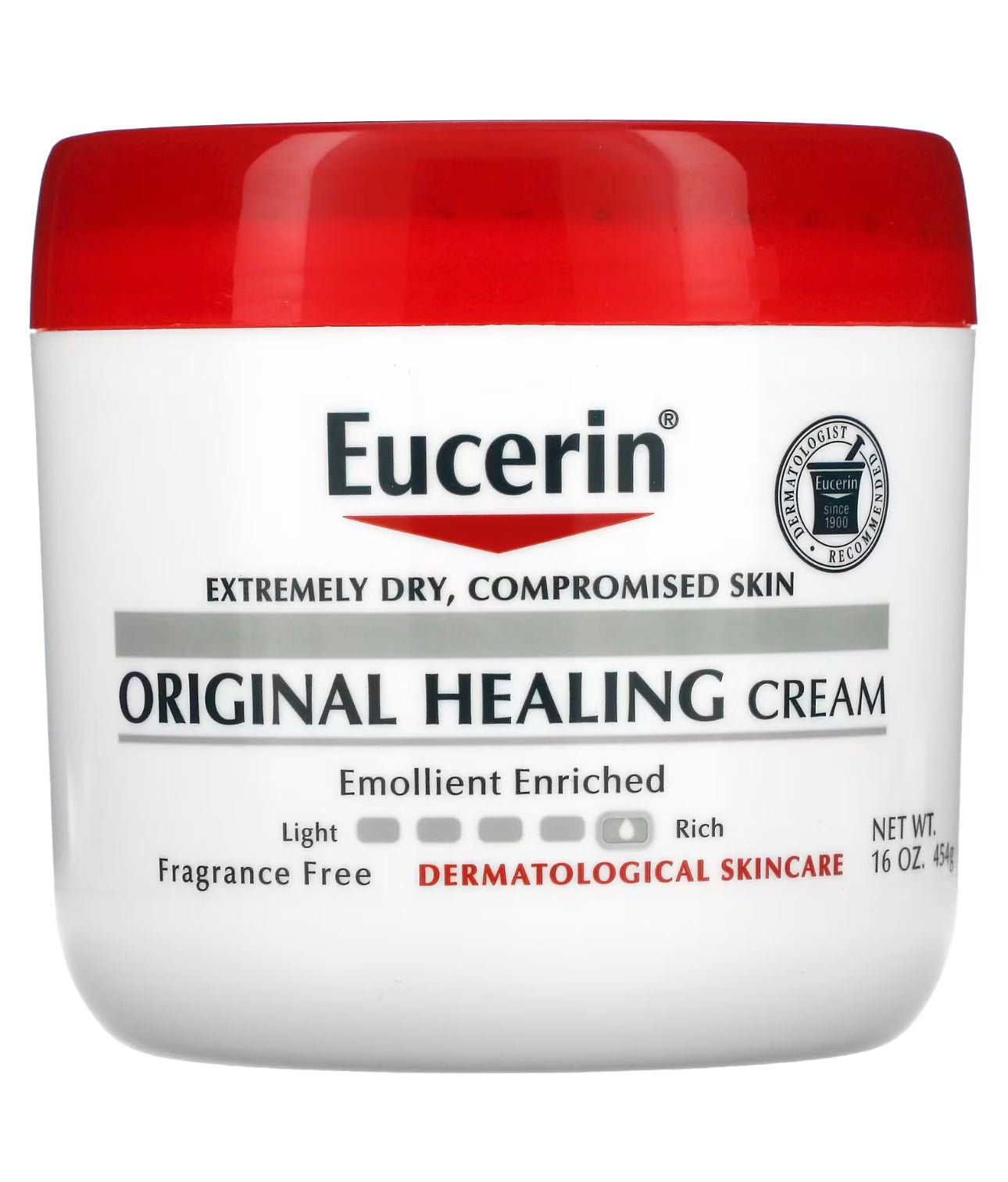 Eucerin Original Healing Rich Cream for Extremely Dry Compromised Skin 16oz/454g - Ome's Beauty Mart