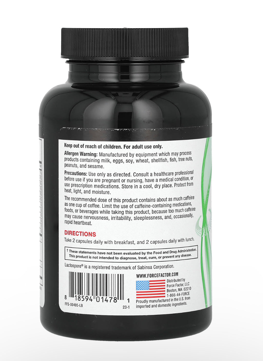 Force Factor ProbioSlim Weight Loss Essentials Probiotics 120 Capsules Exp 11/2026 - Ome's Beauty Mart