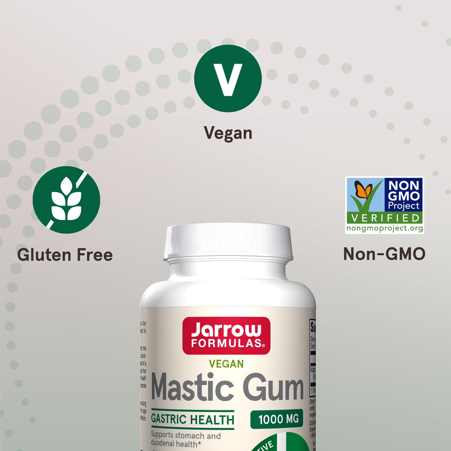 Jarrow Formulas Mastic Gum 1000 mg | Gastrointestinal Health Support | 30 Day Supply | 60 Veggie Capsules Exp - Ome's Beauty Mart