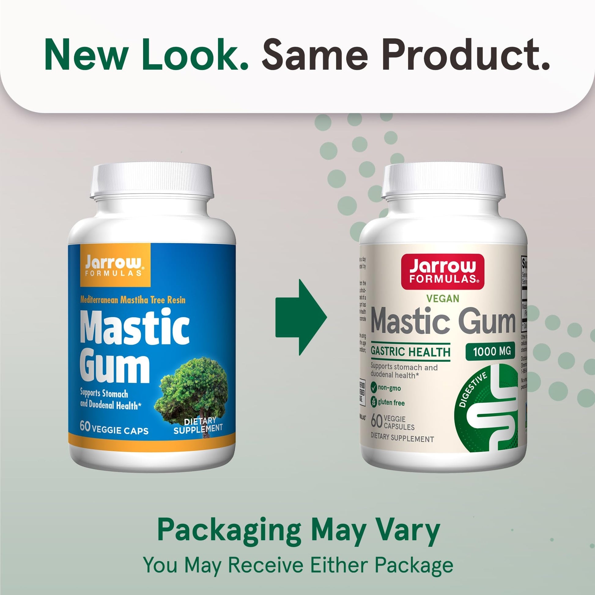 Jarrow Formulas Mastic Gum 1000 mg | Gastrointestinal Health Support | 30 Day Supply | 60 Veggie Capsules Exp - Ome's Beauty Mart