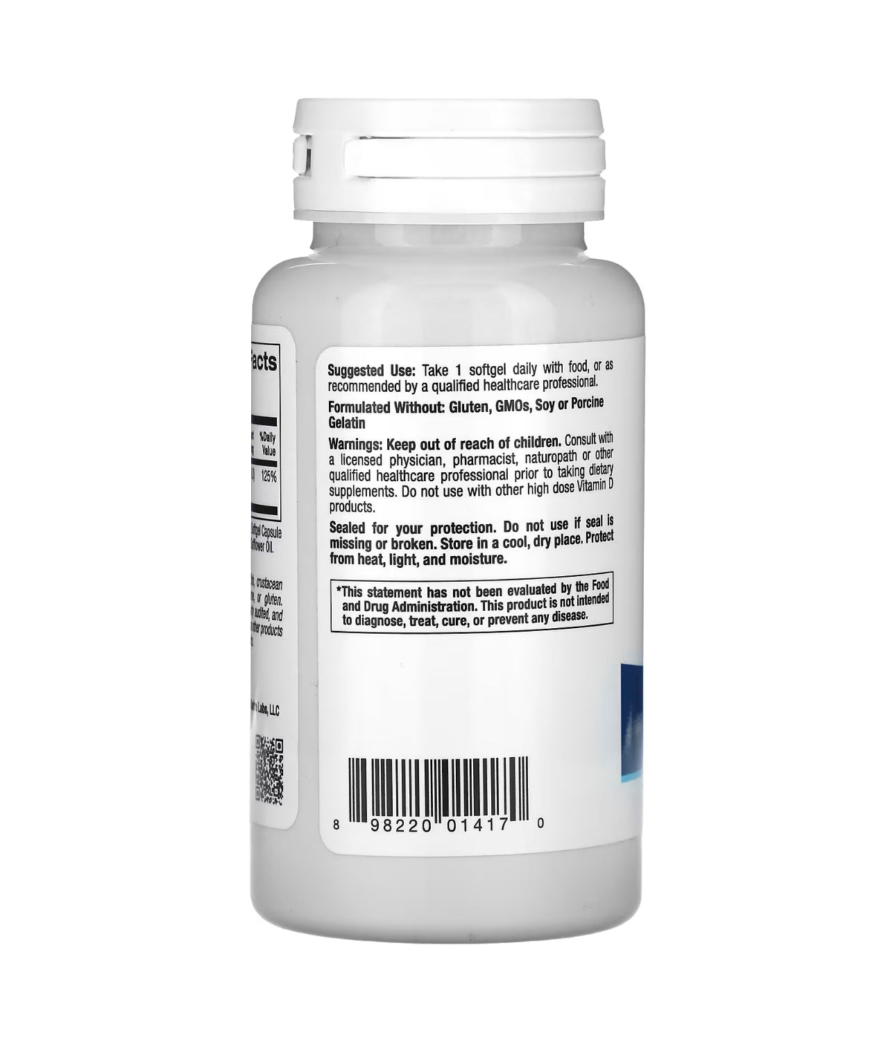 Lake Avenue Vitamin D3 Cholecalciferol 1000 iu (25mcg) | 1 Year Supply | 360 Softgels Exp 04/2028 - Ome's Beauty Mart