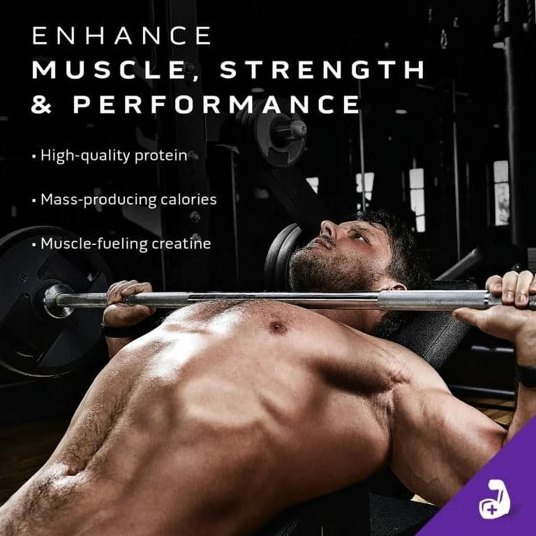 Muscletech Pro Series 100% Mass Gainer Protein Powder, Chocolate Fudge Brownie, 60g Protein, 5.15lbs/82.4oz/2.33kg Exp - Ome's Beauty Mart