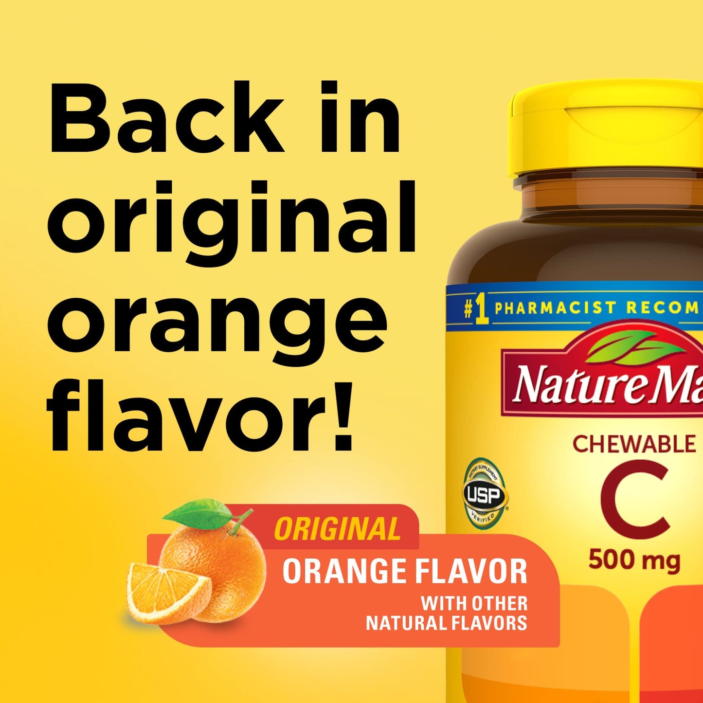 Nature Made Chewable Vitamin C 500mg | Immune Support | 150 Chewable Tablets Exp Nov/2025 - Ome's Beauty Mart