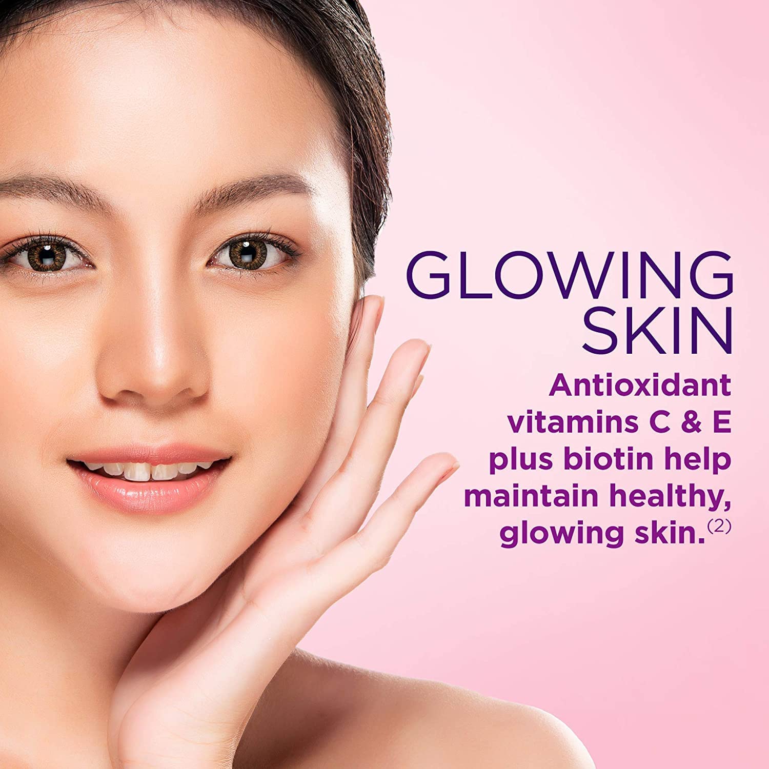 Nature’s Bounty Optimal Solutions Hair,Skin & Nails, 80 Gummies Exp 05/2025 - Ome's Beauty Mart