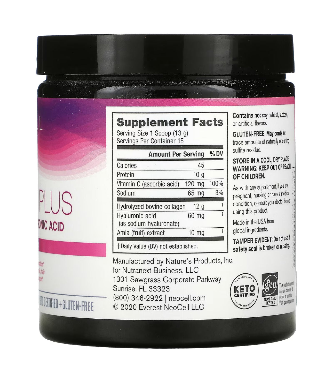 Neocell Super Collagen Plus Vitamin C & Hyaluronic Acid Powder 195g / 6.9oz Exp 08/2025 - Ome's Beauty Mart