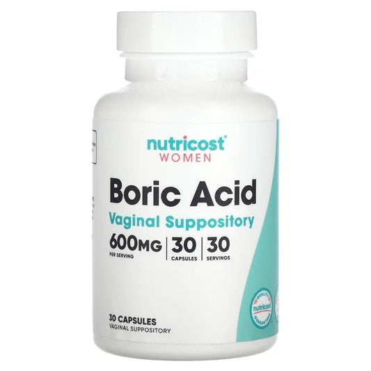 Nutricost Boric Acid Vaginal Suppository - Ome's Beauty Mart