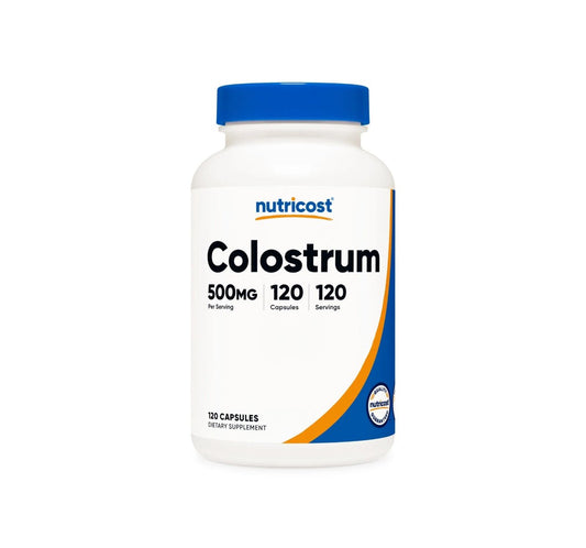Nutricost Colostrum 500mg | Bovine Colostrum | Similar to Miracle Moo | Boosts Immunity | Improves Gut Health | 120 Capsules Exp 12/2026 - Ome's Beauty Mart