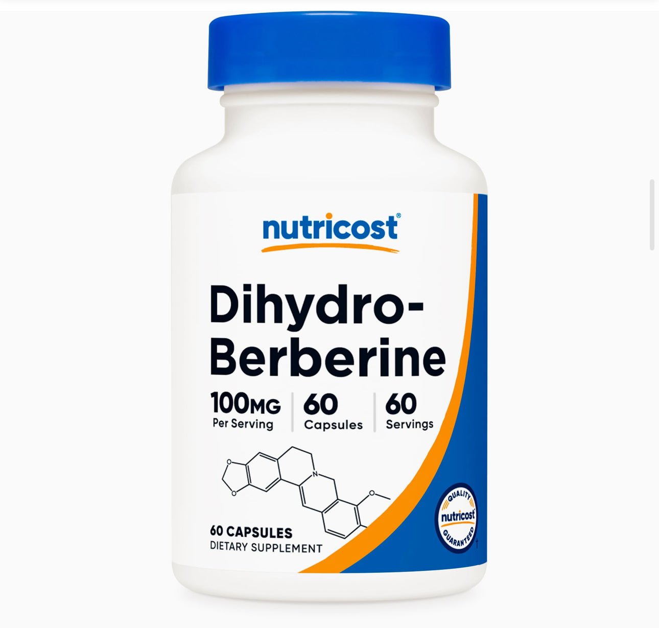 Nutricost Dihydro - Berberine 100mg 60 Capsules Exp 08/2027 - Ome's Beauty Mart