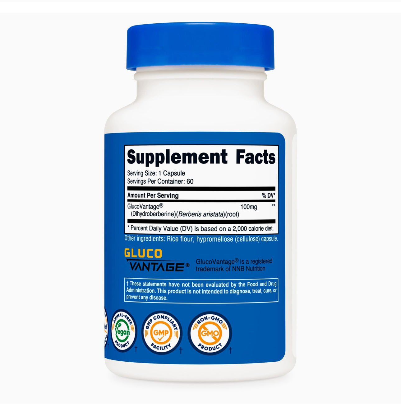 Nutricost Dihydro - Berberine 100mg 60 Capsules Exp 08/2027 - Ome's Beauty Mart