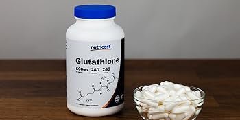 Nutricost Glutathione 500mg | 240 Servings | Antioxidant | 240 Capsules Exp 4/2027 - Ome's Beauty Mart