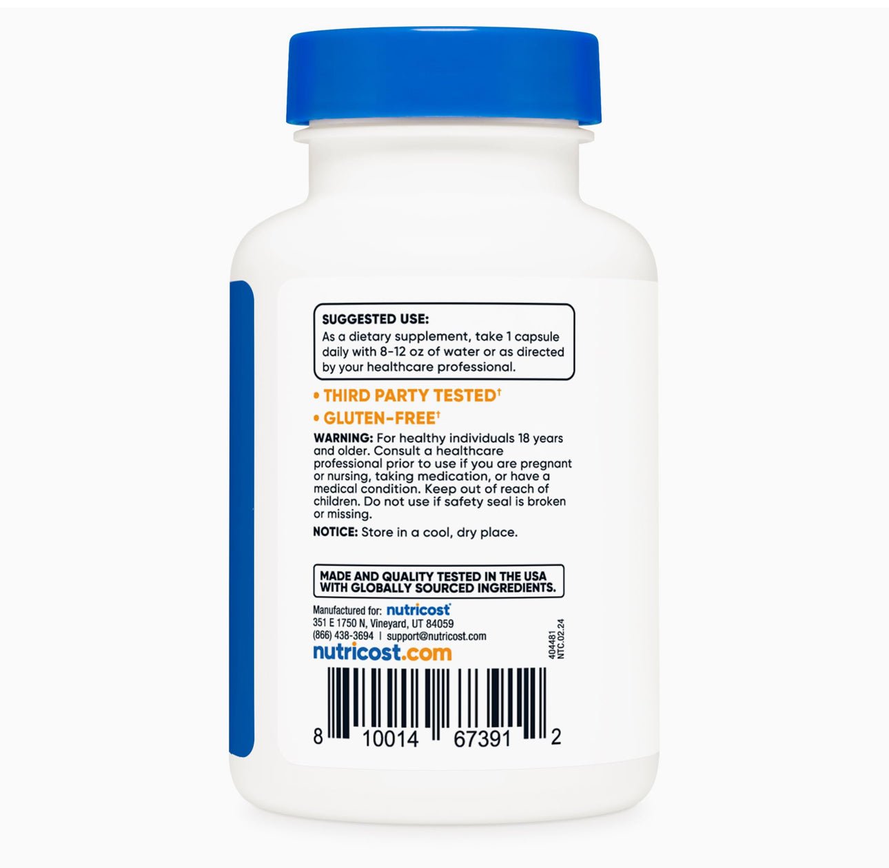 Nutricost Policosanol 40mg | Reduces Cholesterol Levels | 120 Capsules Exp 03/2027 - Ome's Beauty Mart