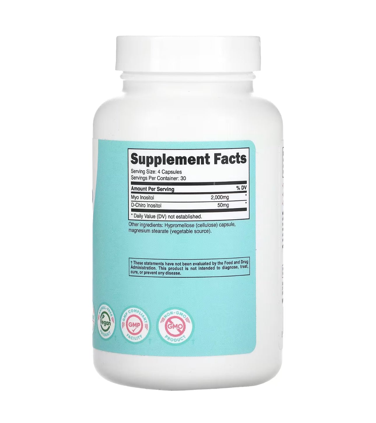Nutricost Women Myo & D - Chiro Inositol 40:1 Ratio | Supports Hormone Balance and Healthy Ovulation | Promotes Healthy Menstrual Cycle and Ovarian Health | 120 Capsules Exp 06/2027 - Ome's Beauty Mart