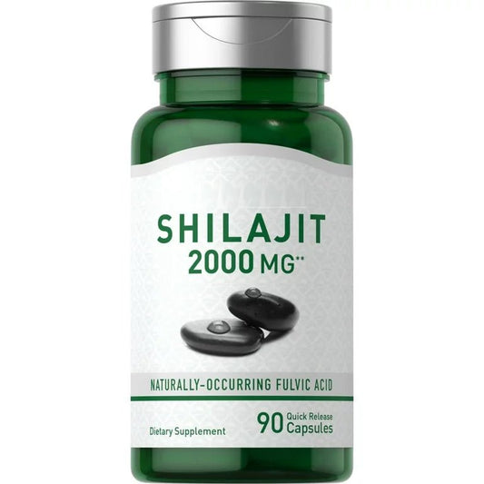 PipingRock Shilajit 2000mg | Naturally Occurring Fulvic Acid | 90 Capsules Exp 01/2027 - Ome's Beauty Mart