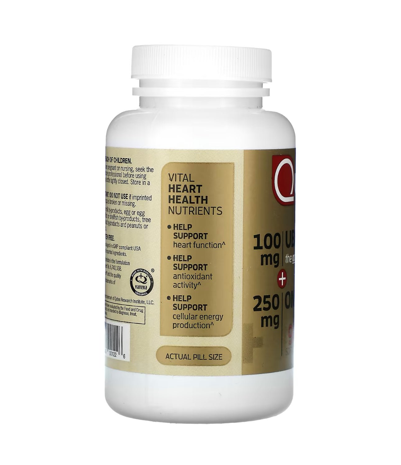 Qunol Plus Ubiquinol 100mg with Omega - 3 250mg | Antioxidant Support for Heart Health and Energy Production | Active Form of CoQ10, 90 Softgels Exp 12/2026 - Ome's Beauty Mart