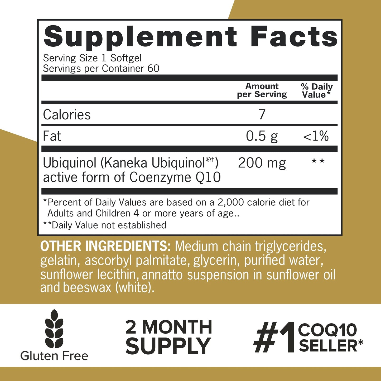 Qunol Ubiquinol 200mg | Active Form of CoQ10 | Antioxidant | Supports Heart and Vascular Health | 60ct Softgels Exp - Ome's Beauty Mart