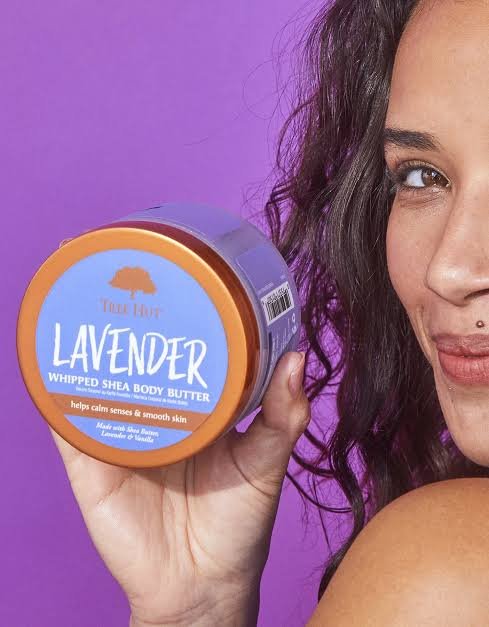 Tree Hut Lavender Whipped Shea Body Butter - Formulated With Real Sugar & Lavender Oil | Helps Calm Senses & Smooth Skin | 8.4oz / 240g - Ome's Beauty Mart