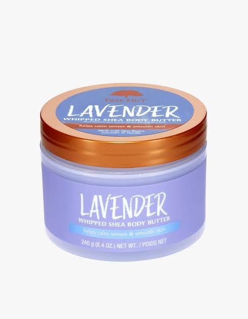 Tree Hut Lavender Whipped Shea Body Butter - Formulated With Real Sugar & Lavender Oil | Helps Calm Senses & Smooth Skin | 8.4oz / 240g - Ome's Beauty Mart