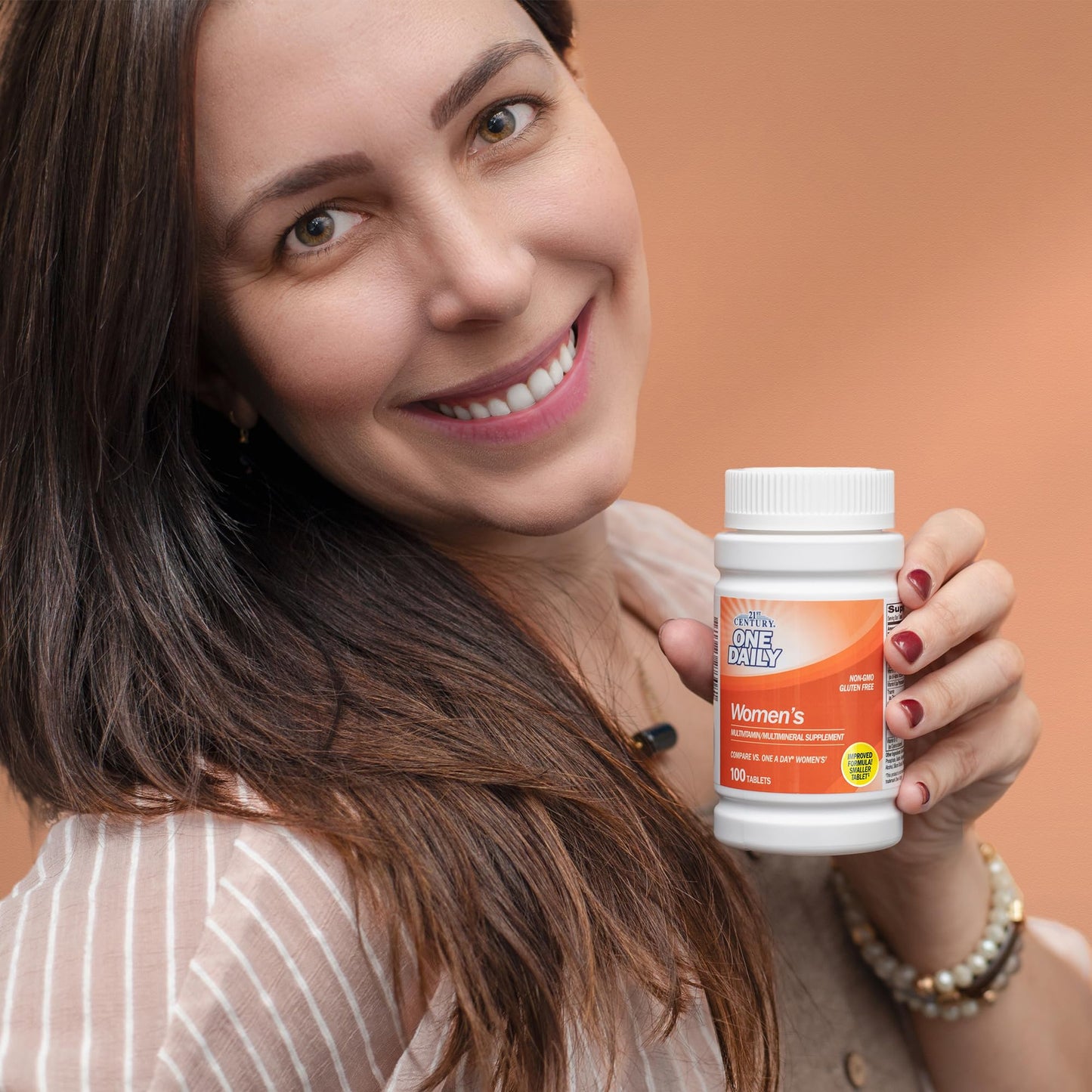 21st Century One Daily Women's Health Multivitamin/Multimineral Supplement | Similar to One A Day Women | 100 Tablets - Ome's Beauty Mart