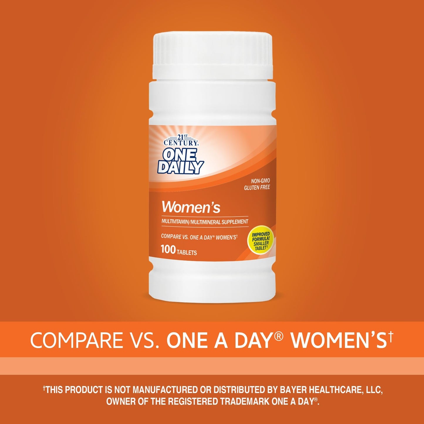 21st Century One Daily Women's Health Multivitamin/Multimineral Supplement | Similar to One A Day Women | 100 Tablets - Ome's Beauty Mart