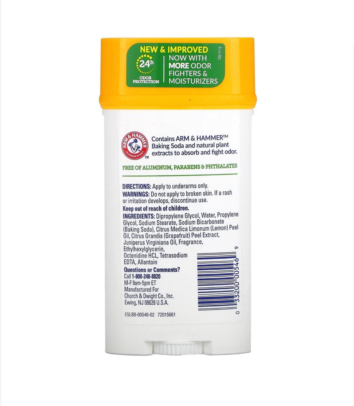 ARM & HAMMER™ Essentials™ Solid Deodorant, Juniper Berry - Ome's Beauty Mart