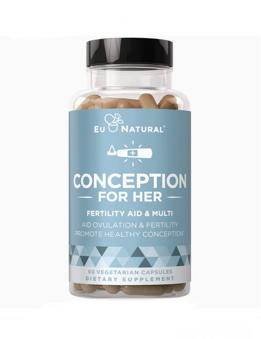 Eu Natural Conception Fertility Aid & Multi 60 Capsules – Promotes Hormone Balance for Women - Ome's Beauty Mart