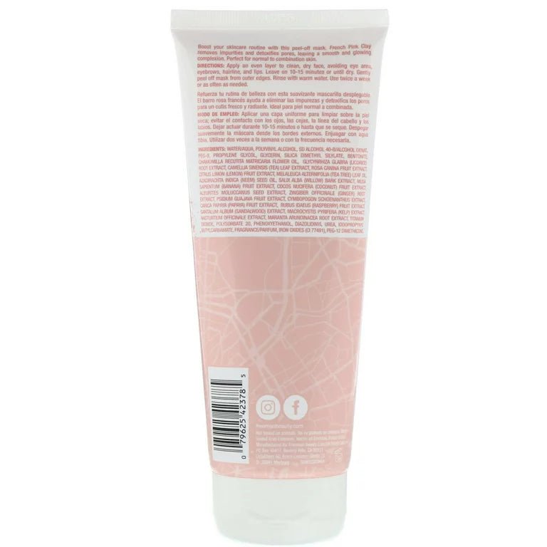 Freeman Beauty French Pink Clay Peel-Off Beauty Mask, 6 fl oz (175 ml) - Ome's Beauty Mart