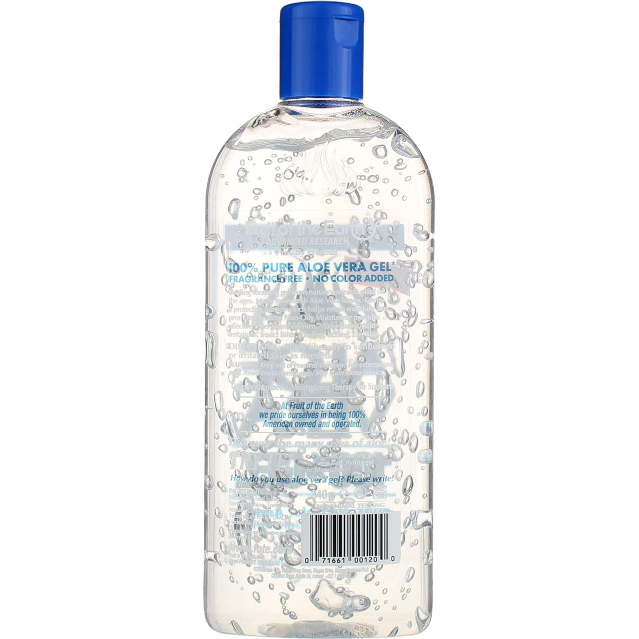 Fruit Of The Earth Aloe Vera 100 % Gel, 12 oz - Ome's Beauty Mart