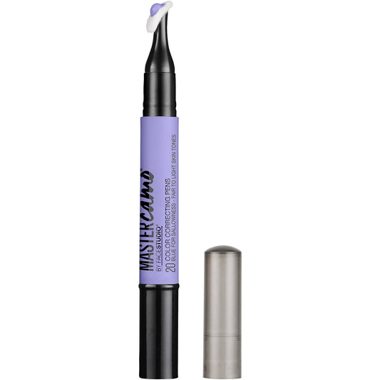 MAYBELLINE NEW YORK FACESTUDIO MASTER CAMO COLOR CORRECTING PEN, 20 BLUE - Ome's Beauty Mart