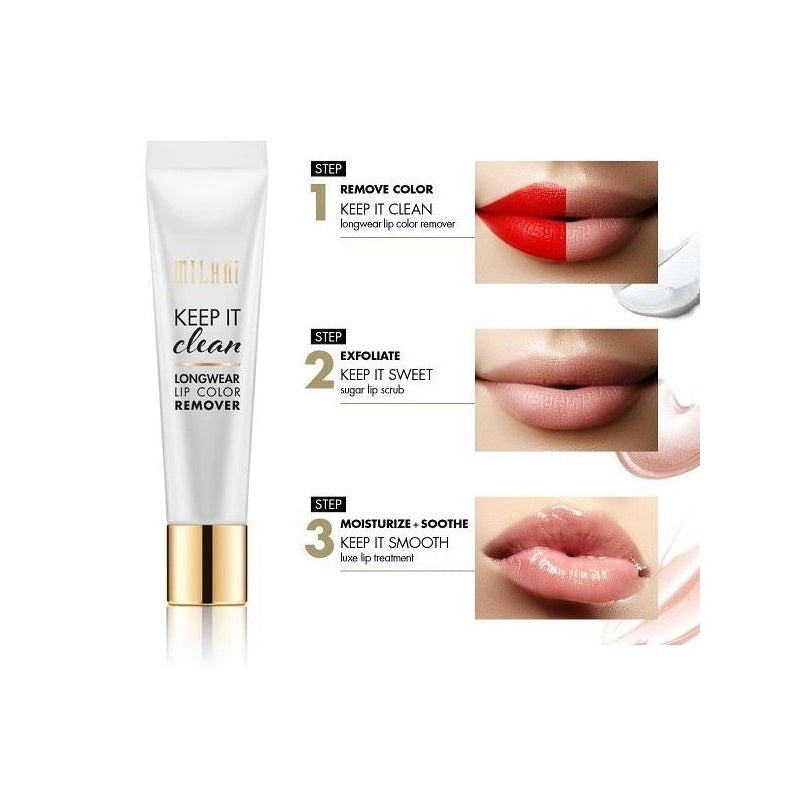 MILANI KEEP IT CLEAN LONGWEAR LIPCOLOR REMOVER