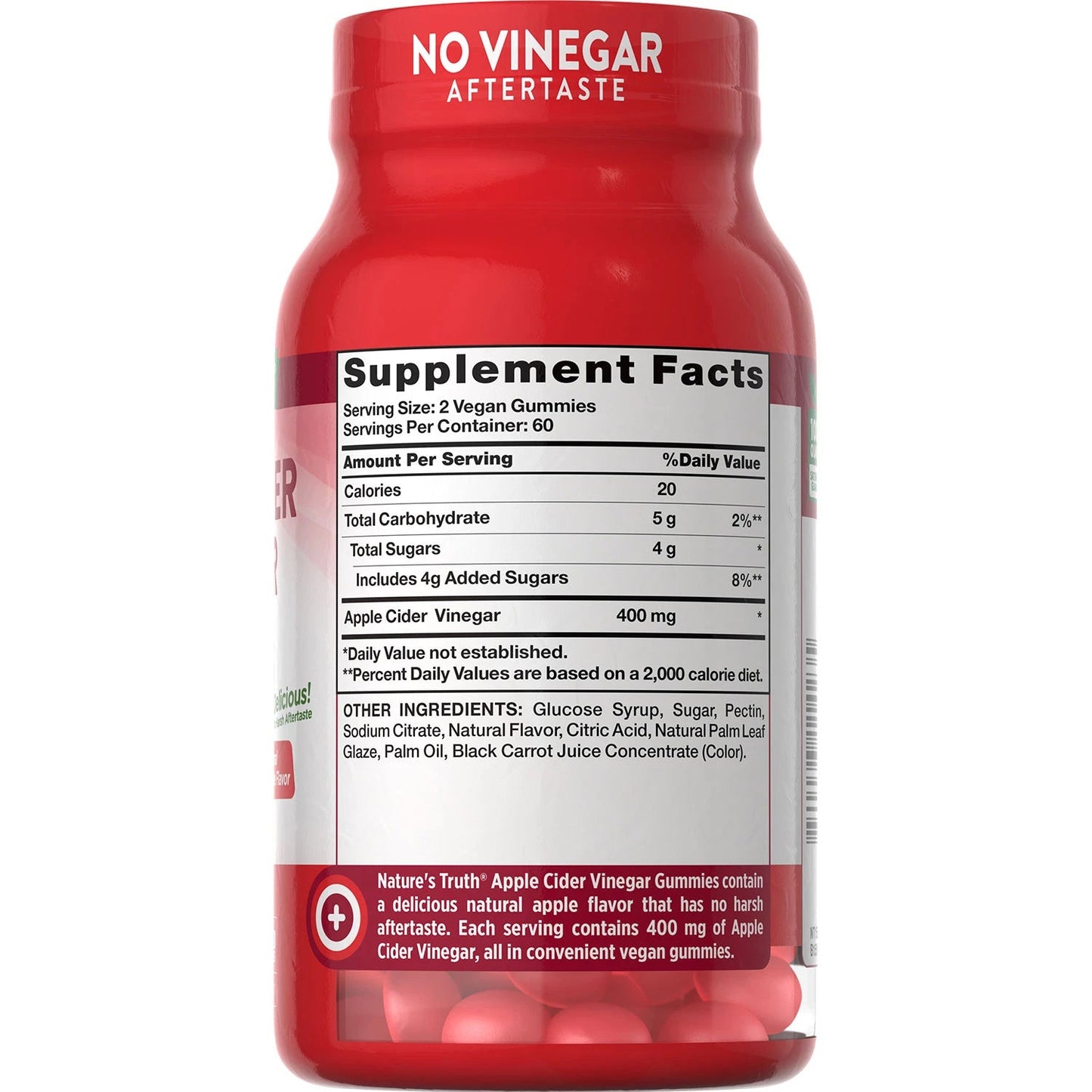 Nature's Truth Apple Cider Vinegar Gummies 400 mg |120 Gummies - Ome's Beauty Mart