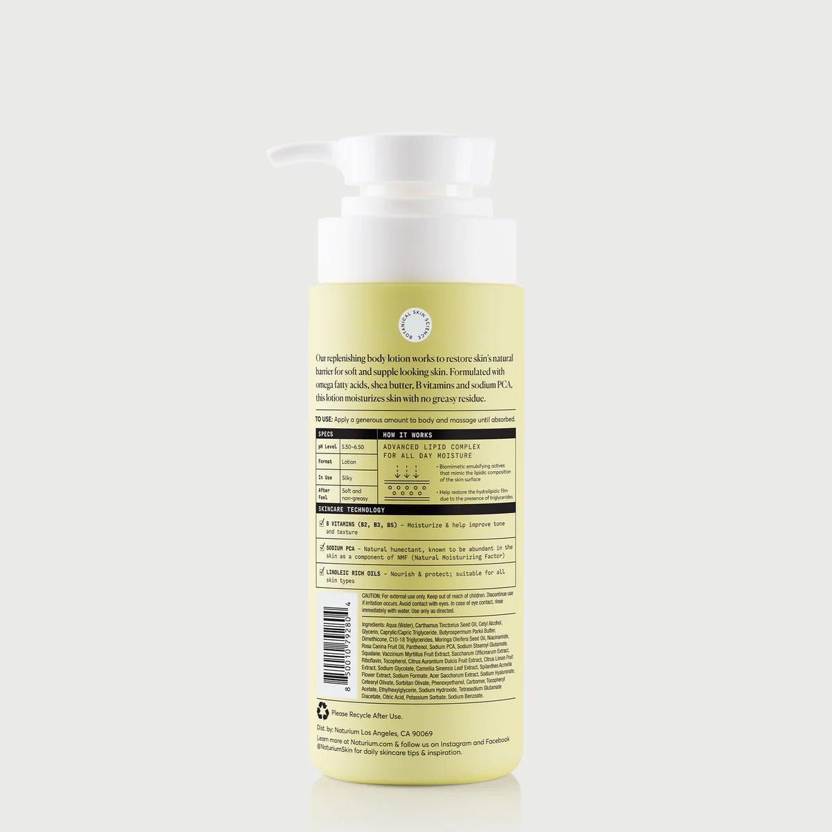 Naturium Bio-Lipid Restoring Body Lotion 414 ml 14oz - Ome's Beauty Mart