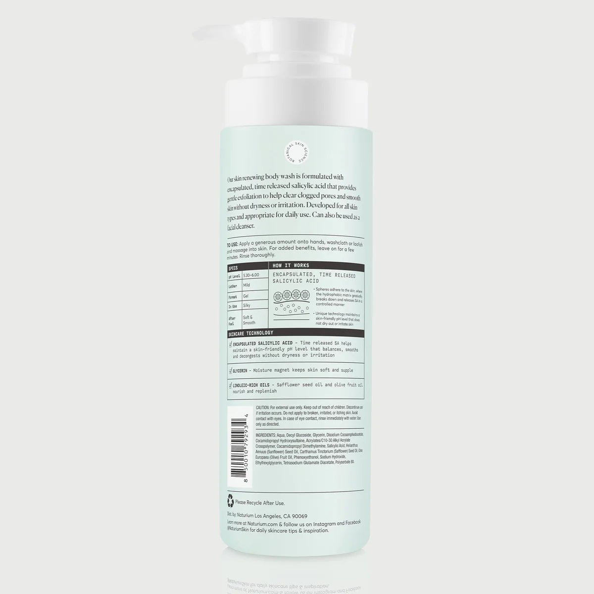 Naturium The Perfector Salicylic Acid Body Wash - Ome's Beauty Mart