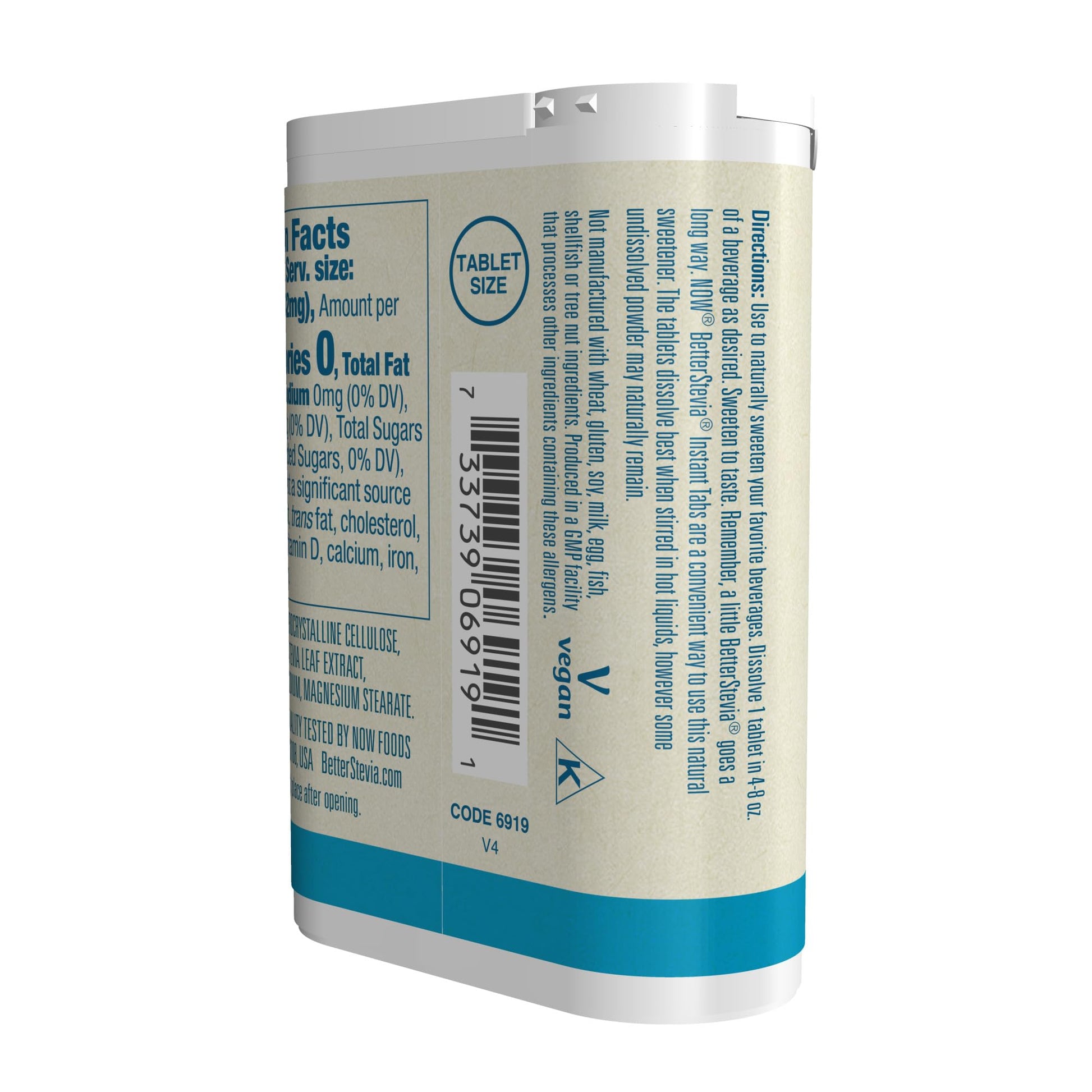 NOW Better Stevia Instant Tabs| Zero-Calorie Sweetener| Sugar Substitute | Great for Diabetics| Exp Aug 2026 | 175 Tablets - Ome's Beauty Mart