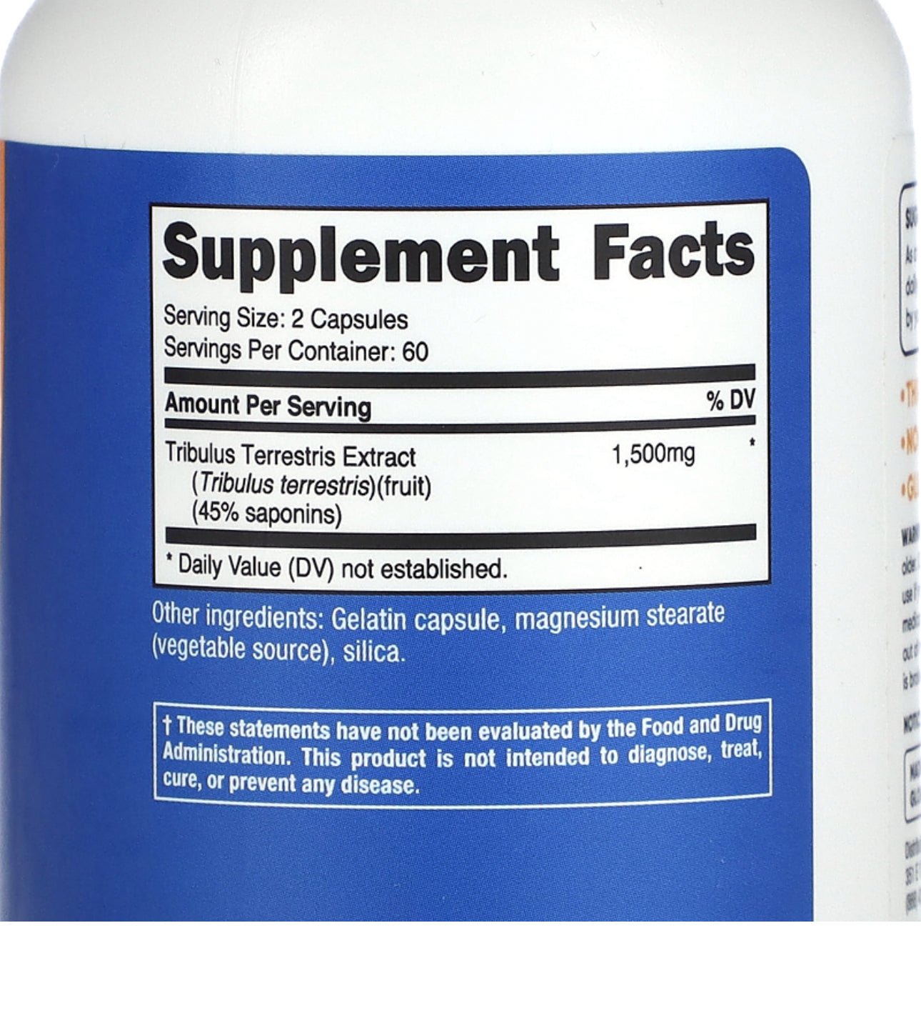 Nutricost Tribulus Capsules | 750mg per Capsule | 120 Capsules - Ome's Beauty Mart