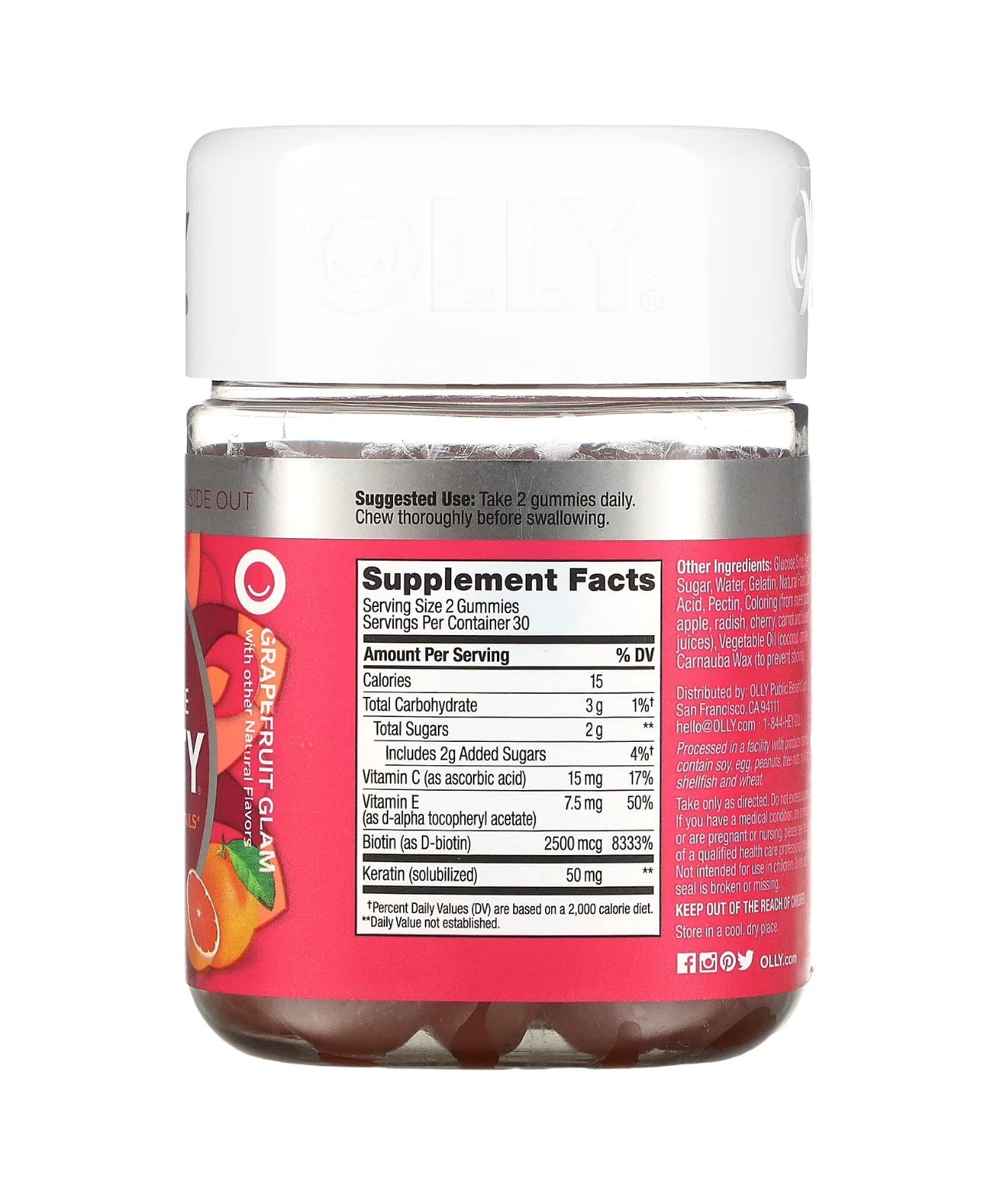 OLLY Undeniable Beauty Gummies Exp 11/24 - Ome's Beauty Mart