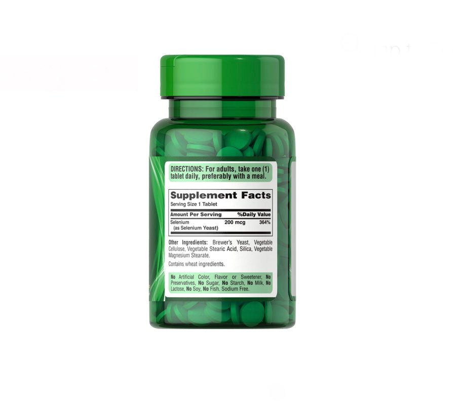 Puritan's Pride Selenium 200 mcg 100 Tablets - Ome's Beauty Mart