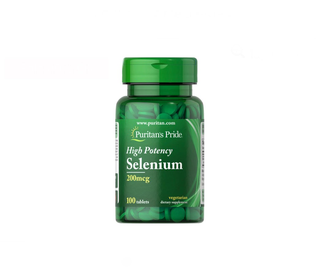 Puritan's Pride Selenium 200 mcg 100 Tablets - Ome's Beauty Mart