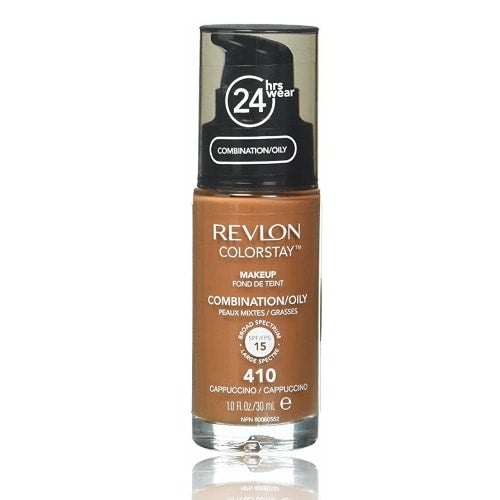 REVLON COLORSTAY FOUNDATION FOR COMBINATION/OILY SKIN, 410 CAPPUCCINO - Ome's Beauty Mart